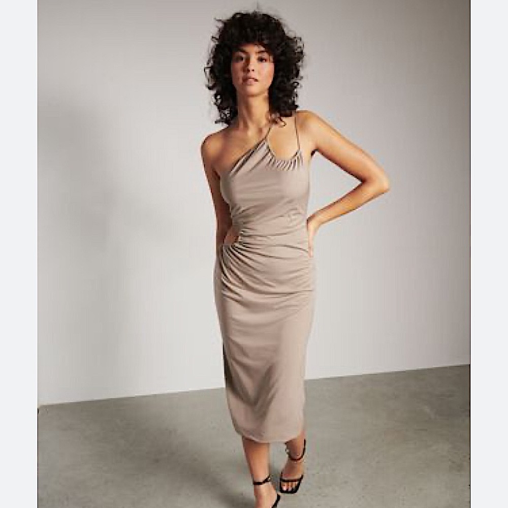 Dynamite one shoulder cutout dress